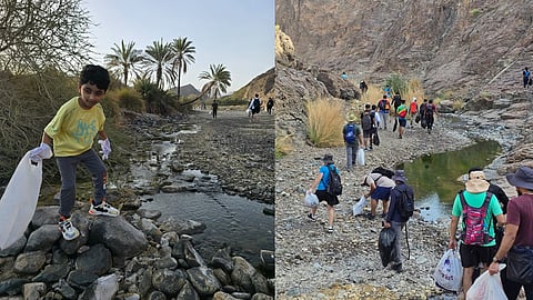 dubai trekking waste collection