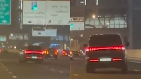 Dubai dangerous driving arrest
