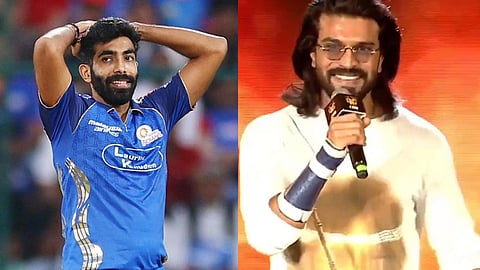 Ram Charan calls Bumrah footballer, video viral, later apology