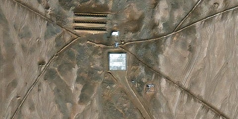 China's nuclear silo field
