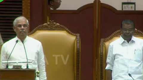 Vande Mataram was sung, but not the whole song; Government rejected Lok Bhavan at the beginning
