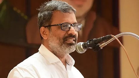 e.n. suresh babu threatening speech against police