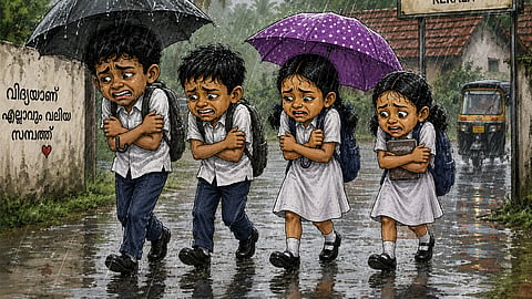 heavy rain alert in kerala orange and yellow alerts