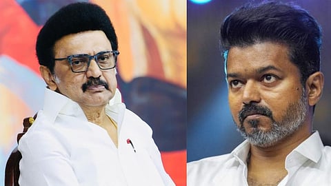 m.k. stalin against tvk government