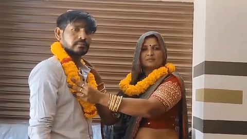 Man falls in love with mother-in-law and marries her; seeks blessings