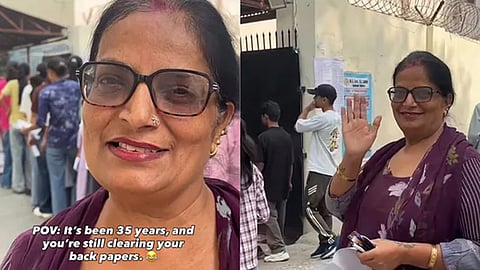 50 year old appear for college exam after 35 years