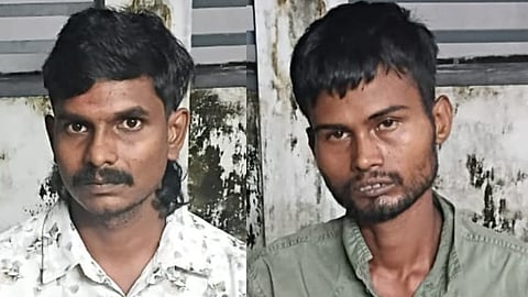 Two arrested for stealing copper wire from telephone exchange and selling it at a pawn shop