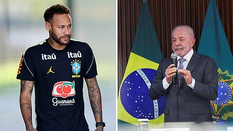brazil president mocks neymar