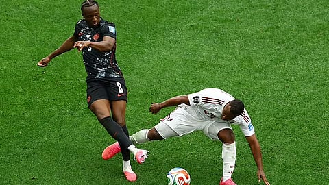 
Canada player breaks leg during match, Qatar player suspended