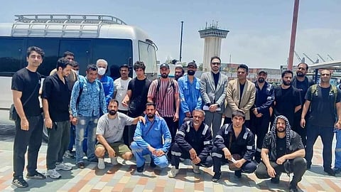 22 Iranian crew members on board US-held ship