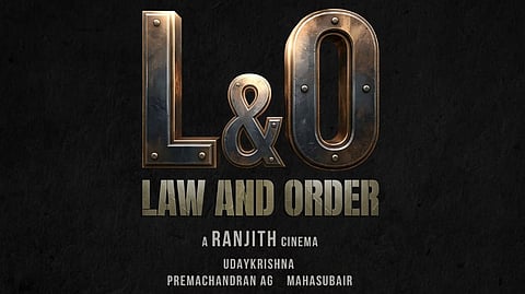 Mammootty unveils title of Ranjith mass entertainer Law and Order