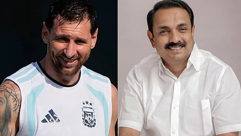 lionel messi came to ponnani says kp noushad ali mla
