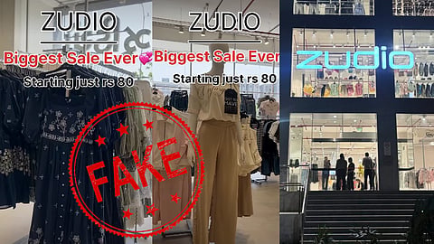 Zudio offer reels fake, no offer