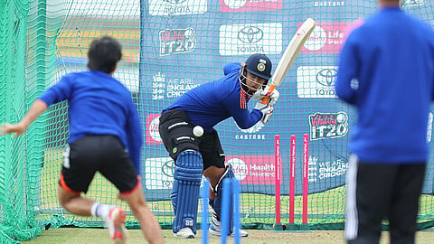 vaibhav suryavanshi aggresive batting against indian bowlers in net practice before england series