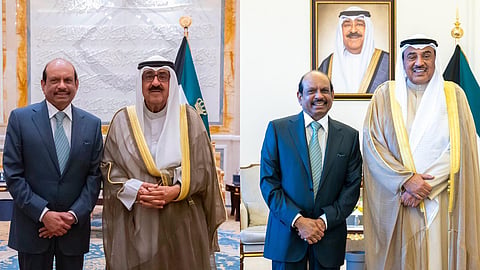 Yusuff Ali meets Kuwait ruler