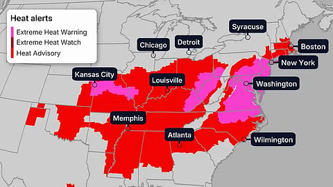  America is burning...
Heat wave disrupts national celebrations