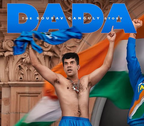 Rajkummar Rao in the first-look poster of 'Dada: The Sourav Ganguly Story'