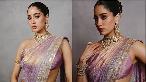 Janhvi Kapoor at sister Anshula Kapoor's wedding reception