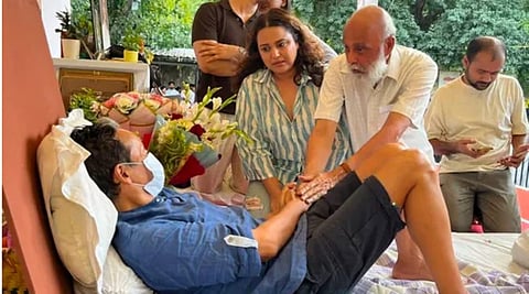Swara Bhasker visiting Sonam Wangchuk at Jantar Mantar