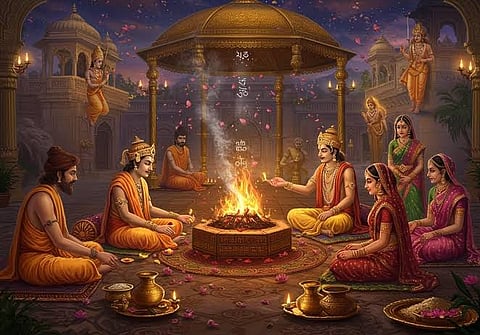 Ramayana Yajna and Prayer