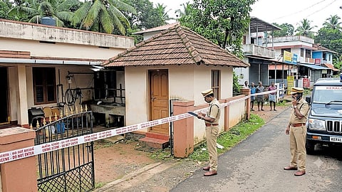 A 38-year-old man was found dead in a pool of blood at his house near Palayam Market 