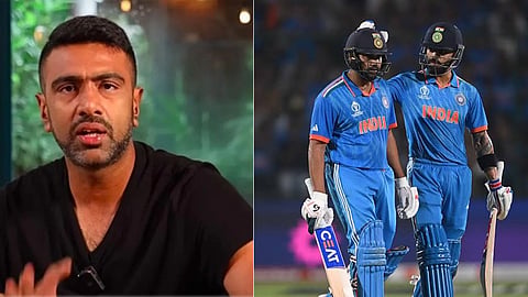 r. ashwin about rohit sharma and virat kohli