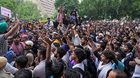neet exam irregularities cjp protest