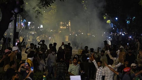 Delhi tense again