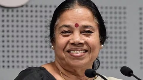 police filed case on cpm leader p.k. sreemathis complaint in fake news