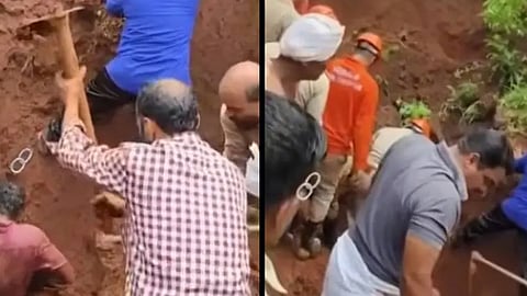 kasaragod wall collapse workers trapped