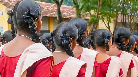 india high school girls dropout rate education ministry report