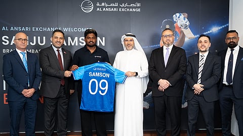 Sanju Samson Al Ansari Exchange brand ambassador