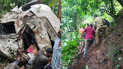 Car loses control and crashes at Thattekanni; passengers injured