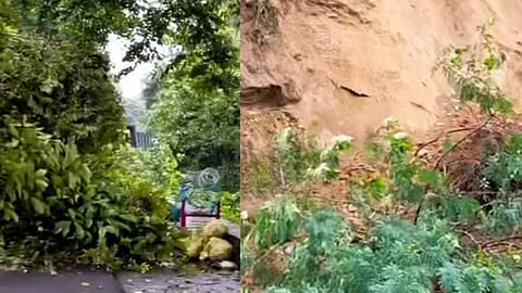 Landslide at Cheeyappara; traffic on the National Highway disrupted