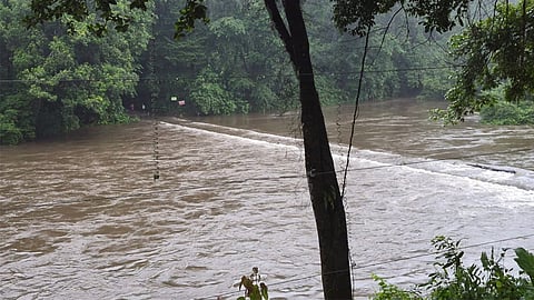 Pooyamkutty River overflows due to heavy rain; highland villages cut off