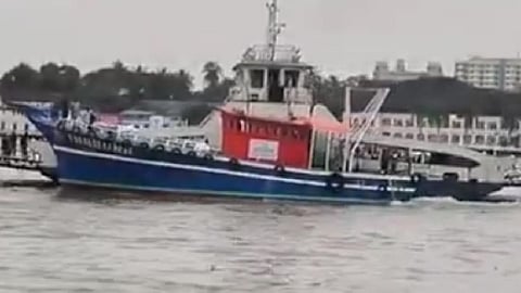 Ro-Ro service involved in an accident in Kochi