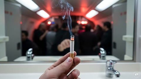 Malayali arrested for smoking in aircraft toilet