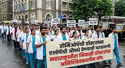 Maharashtra resident doctors begin indefinite strike over homoeopathy registration issue