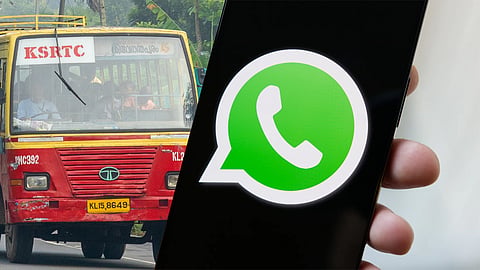 KSRTC Whatsapp ticket