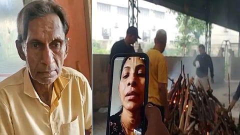 daughters witness fathers final rites via video call in haryana