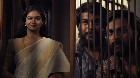 karthik subbaraj 10th film dorothy teaser out starring keerthy suresh