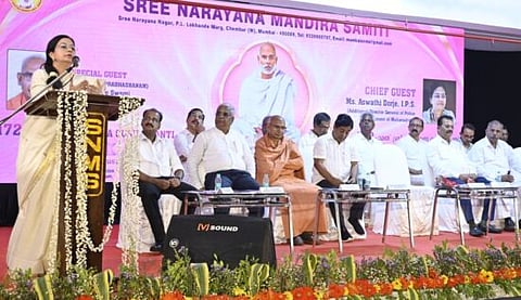 
Thousands participated in the Guru Jayanti celebrations organized by the Mandira Samiti.