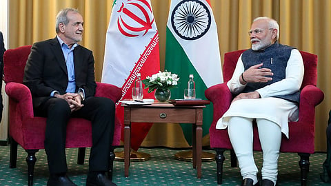 Masoud Pezeshkian, Narendra Modi