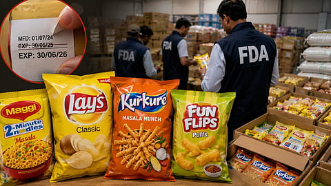 Expired Maggi noodles, Lays sold with changed date