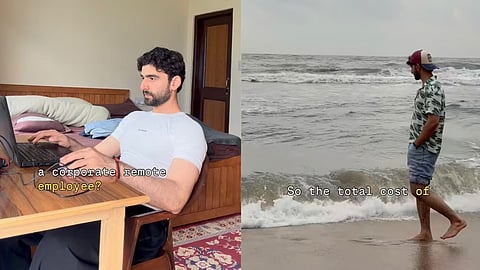 corporate employee shares cost of living in goa through instagram post