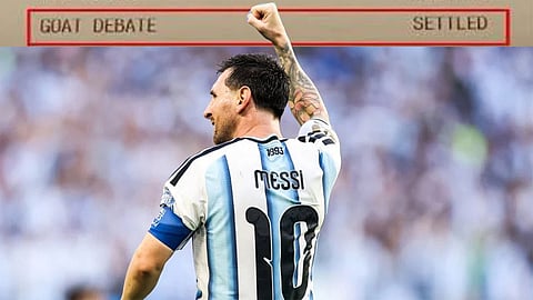 GOAT debate: Settled, Messi claims in Instagram