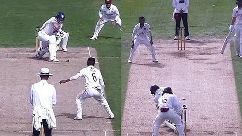 yuzvendra chahal clean bowled ben stokes in county cricket; video viral in social media