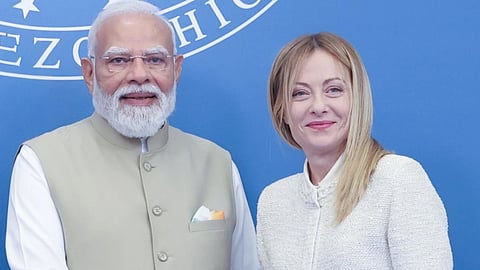 Modi congratulates Meloni