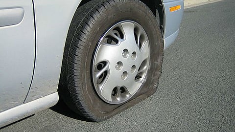 Case filed against 46-year-old man for slashing all four tires of mother-in-law's car