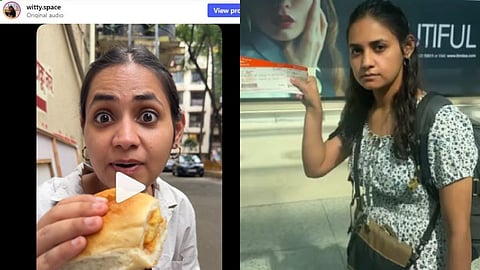 Young woman content creator spends ₹15,000 to eat Vada Pav.